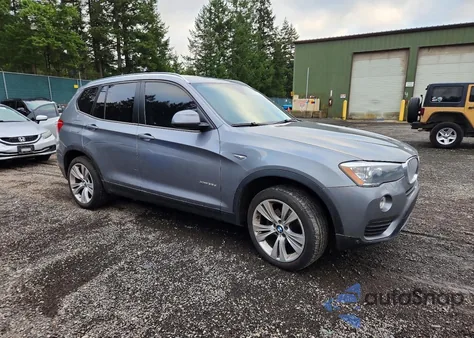 2015 BMW X3 xDrive28D z USA, uszkodzony, nr VIN 5UXWY3C52F0E95291